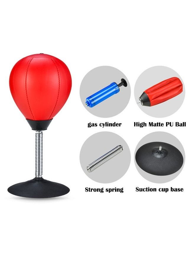 ZCM-HAPPY - Tabletop Suction Cup Inflatable Decompression Boxing Ball - Image 1