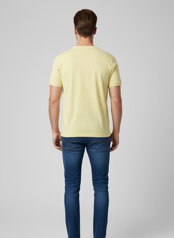 Take Two Transformers Men Yellow Cyber Surfer Graphic T-Shirt - Image 2