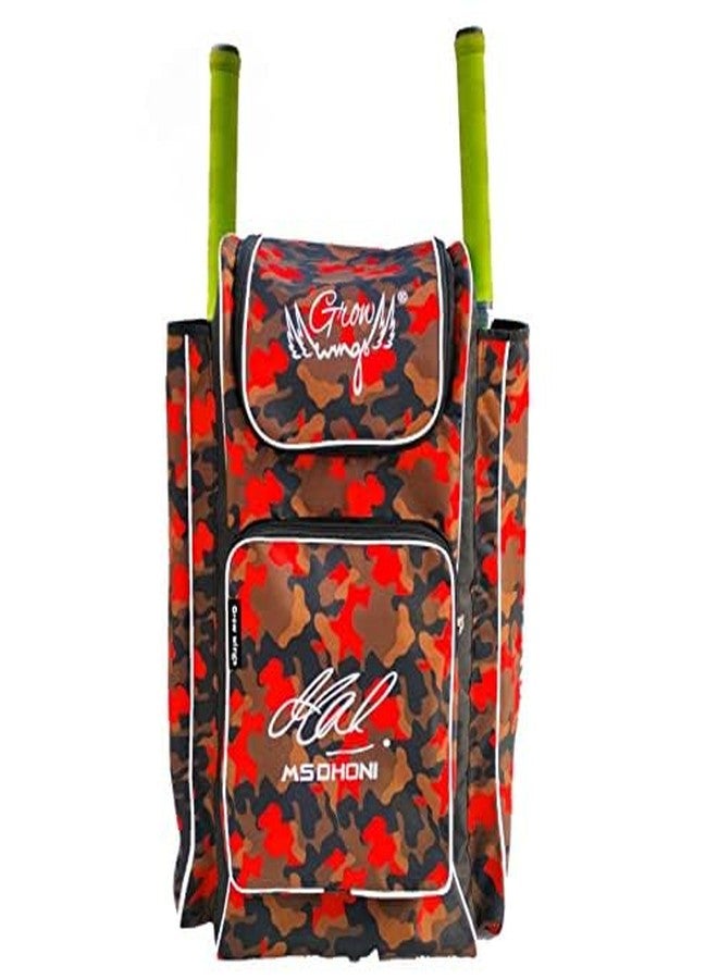 Grow wings Nylon Cricket Kit Bag, Red - Image 1
