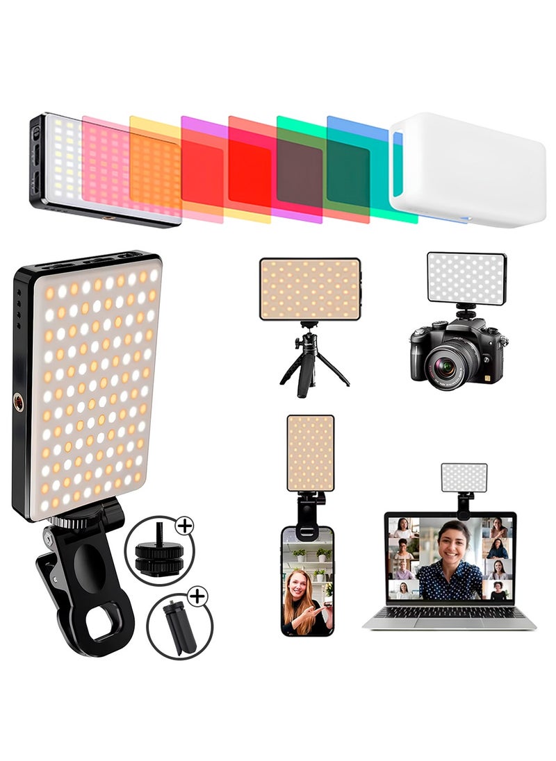 Photography Fill Light 120 LED 3000mAh 6 Color Cards, Selfie Light USB Rechargeable for Photo & Video with Front Back Clip for Phones Laptops Makeup TikTok Stream - pzsku/Z4FFC35ED317663A14377Z/45/_/1733553594/191f1108-41b6-4ad8-8949-0732f37b9902