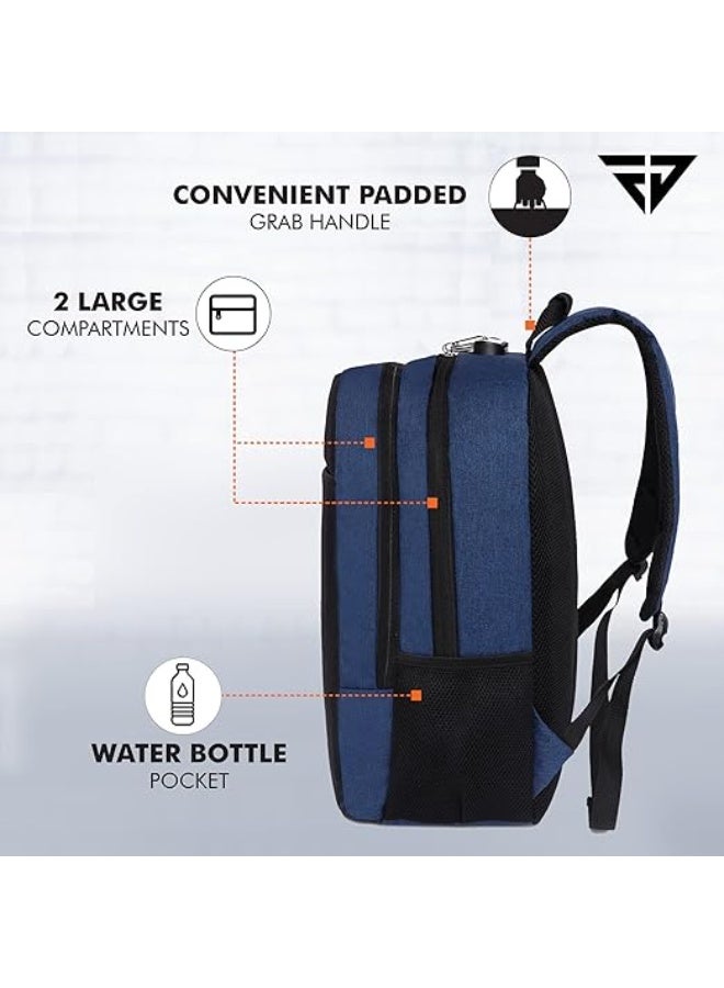 FUR JADEN Anti Theft Number Lock Backpack Bag with 15.6 Inch Laptop Compartment, USB Charging Port & Organizer Pocket for Men Women Boys Girls - Image 4