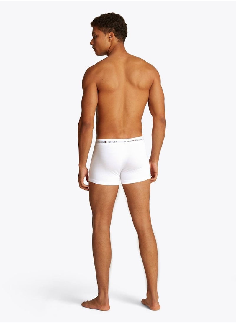 TOMMY HILFIGER Men's 3-Pack Trunks - Cotton, White  - Image 4