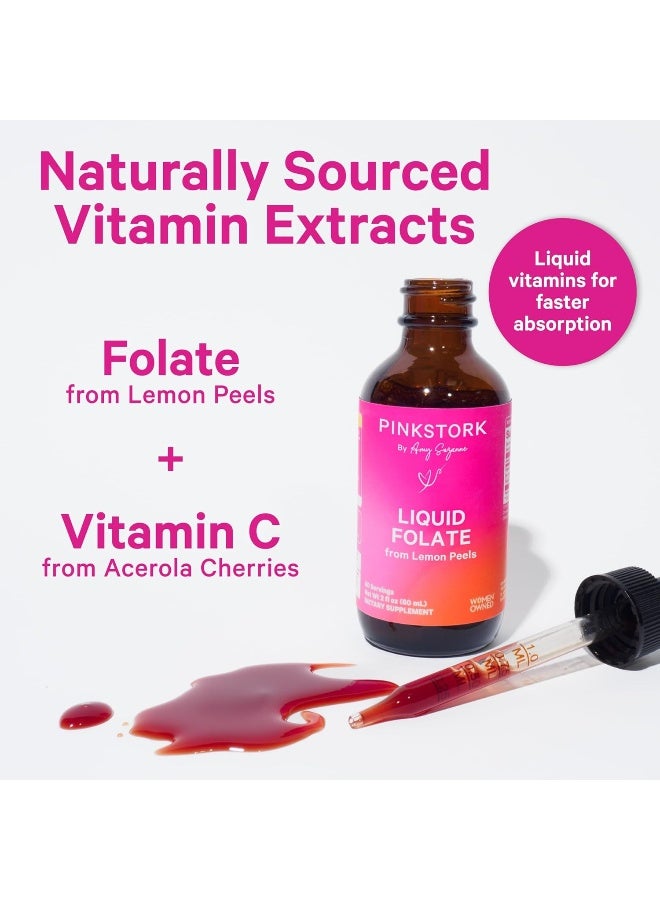 Pink Stork قطرات حمض الفوليك السائلة للنساء - 60 حصة - Image 2