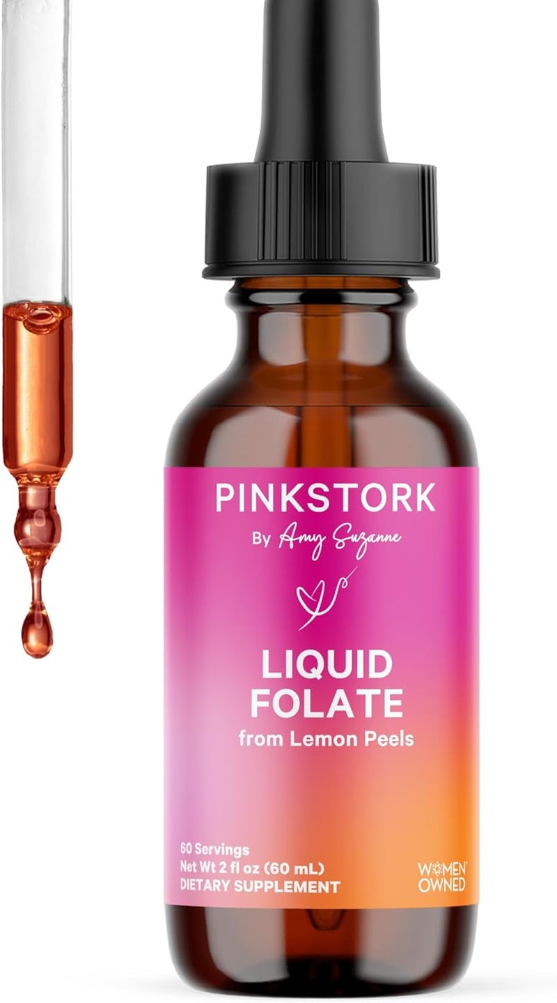 Pink Stork قطرات حمض الفوليك السائلة للنساء - 60 حصة - Image 1