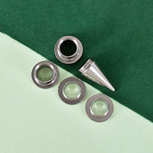 TBOSEN 36PCS Ear Gauge Stretching Kit Stainless Steel Double Flare Alloy Tapers 2 In 1 Plugs Set Eyelet 14G-00G… - Image 3