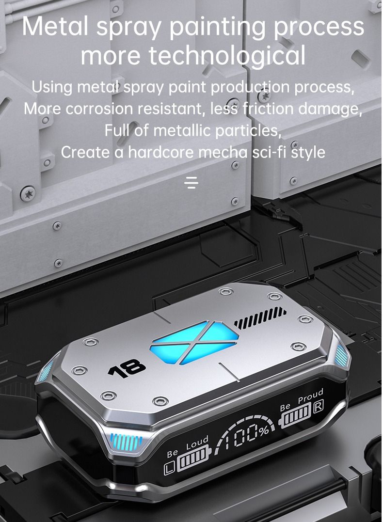 SAB M41 TWS Bluetooth Wireless In-Ear Earbuds With Microphone - Image 2