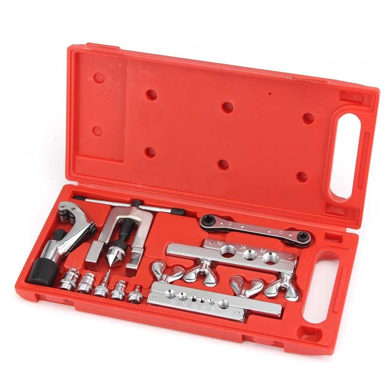 ISC 10 Pcs Heavy Duty Steel Flaring Tools Kit & Swage Tool Flaring for Refrigeration Work or Multi Vise Tool - Image 1