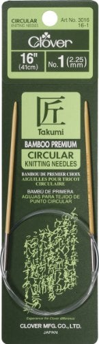 Clover Bamboo Circular Knitting Needles Takumi, 16-Inch Size 01 - Image 4