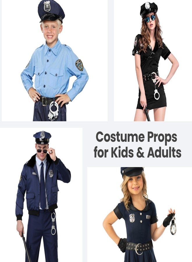 Zitokin Handcuffs for Kids Safety Toy Cop Cuffs with Key Police Officer Role Play Cowboy Sheriff Halloween Costume for Kids - Image 5