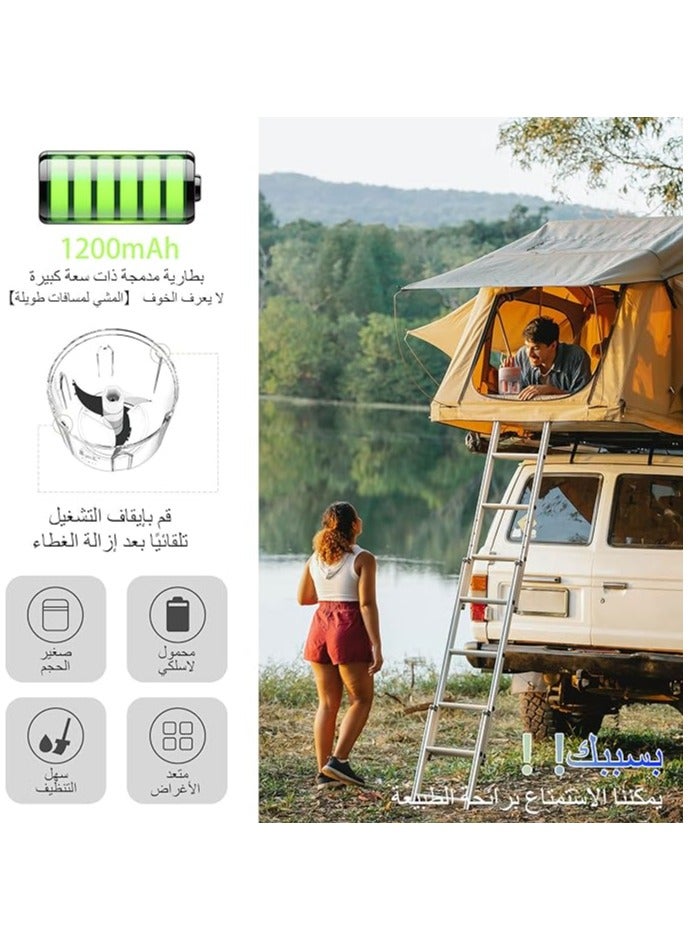 سيارم مفرمة ثوم، مفرمة ثوم كهربائية صغيرة 250 مل، مفرمة طعام مدمجة ببطارية قابلة لإعادة الشحن عبر USB، تستخدم لهرس البصل والثوم والفلفل والمكسرات وما إلى ذلك. تحتوي على أداة اثنين في واحد للملعقة والفرشاة - Image 3