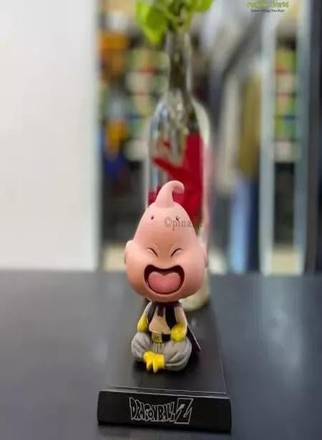 PINAKA Dragon Ball Z Majin Buu Action Figure, Anime, Multi Color, PVC, Bobblehead Collectible with Base - Image 4