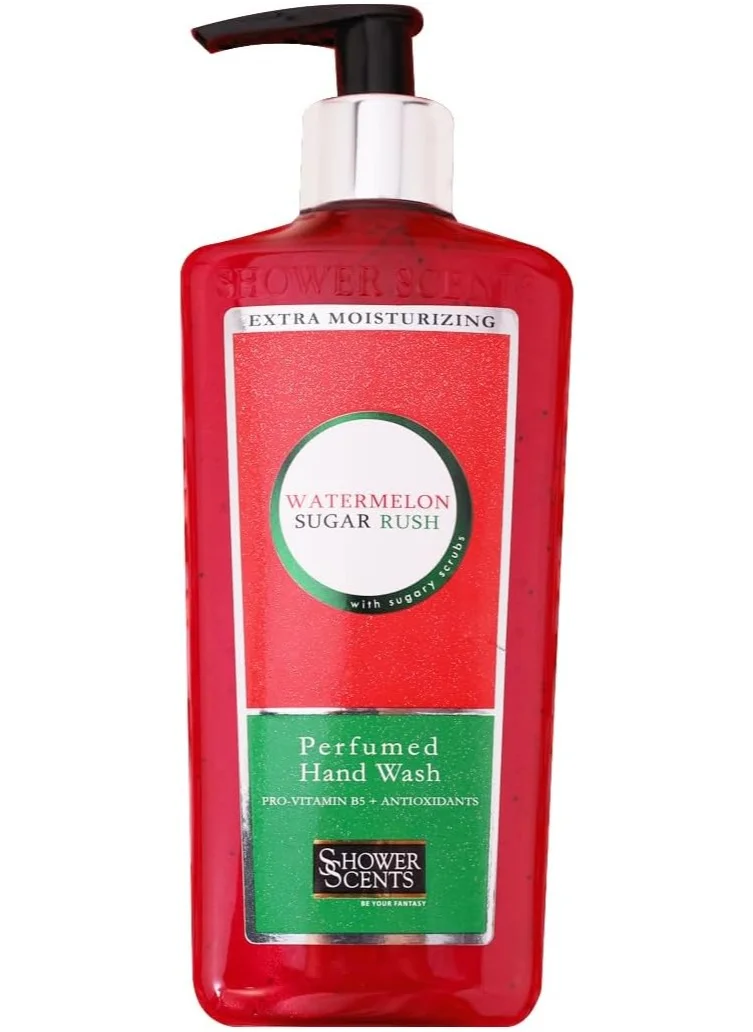 Shower Scents Shower Scents Watermelon Sugar Rush Extra Moisturizing Perfumed Hand Wash with Pro -Vitamin B5, Vitamin E and Antioxidants 312ml