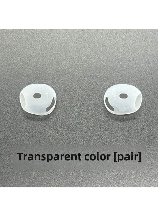 Suitable For Apple Airbuds4 Silicone Ear Cuffs Airbuds4 Anti-slip Headphone Protective Cover Apple Silicone Ear Cap-Color: Pair-Applicable Models:Airpods 4th Generation Anti-slip Earmuffs - Image 1
