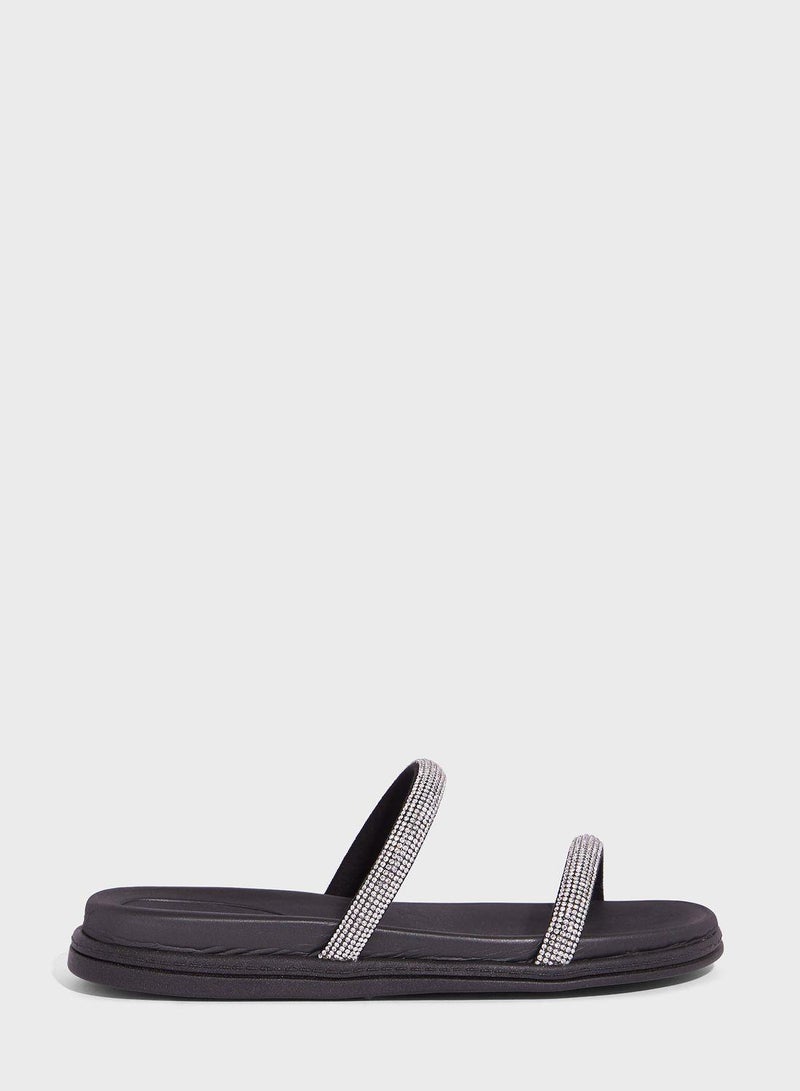 بيرا ريو صنادل مسطحة للنساء - صنادل مسطحة أنيقة ونعال مسطحة مريحة للسيدات - Image 1