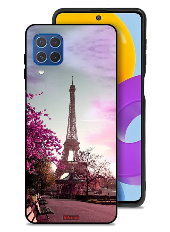 Tolwak Samsung Galaxy M62 Protective Case Cover Eiffel Tower - Image 1