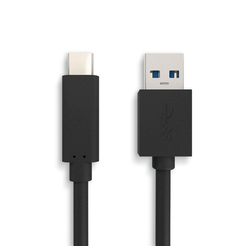 Cablelera USB3.2 Gen2x1 A to C Cable, USB C Cable, USB-A to USB-C, 10Gbps High Speed Data Transfer, USB Charging Cable. Black, 2 Meters - Image 2