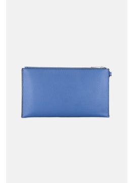 Michael Kors Women Brand Logo Wristlet Wallet 16 H x 27 L x 1 W cm, Slate Blue  - Image 2