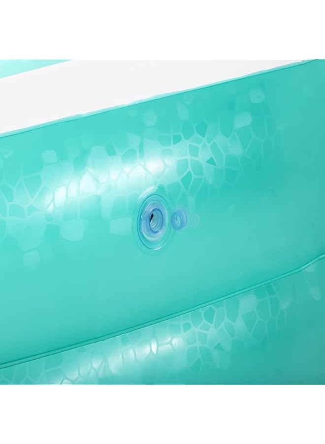 بست واي 54005 حوض سباحة مستطيل قابل للنفخ 51 × 1.5 × 51 سم حلقتان ناعمتان باللون الأخضر - Image 4