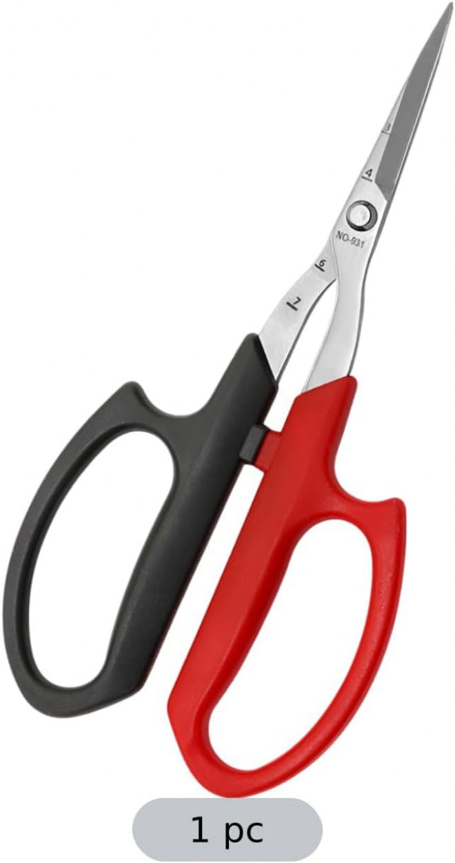 931 Stainless Steel Harvesting Shears, for Fruit Picking, Gardening, Floral Design, Pointed Tip Pruning Shear, 1.5 in / 38 Mm Blade, Ergonomic Anti-Slip Soft Grip, Shock Absorption Handle - Image 4