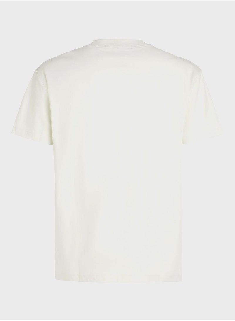 Calvin Klein Jeans Logo Crew Neck T-Shirt  - Image 5
