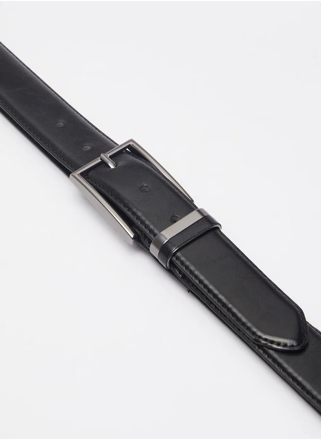 دوتشيني Solid Belt with Pin Buckle Closure
