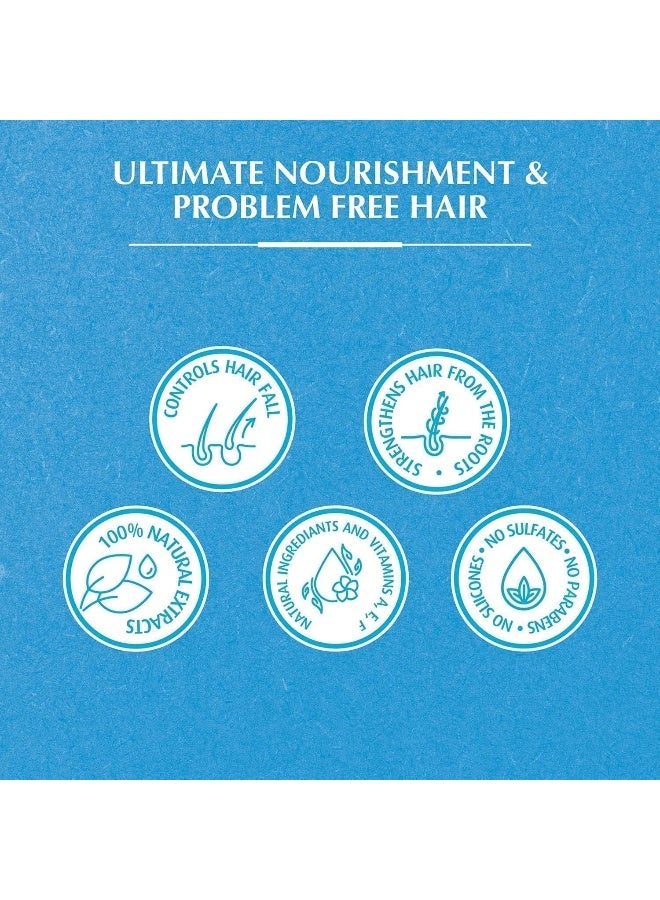 VATIKA زيت جوز الهند من فاتيكا ناتشورالز 300 مل | غني بزيت الخروع، الحناء والفيتامينات A و E و F | يوفر حجم وكثافة للشعر | يقوي الشعر من الجذور | خالي من السيليكون، الكبريتات والبارابين - Image 5