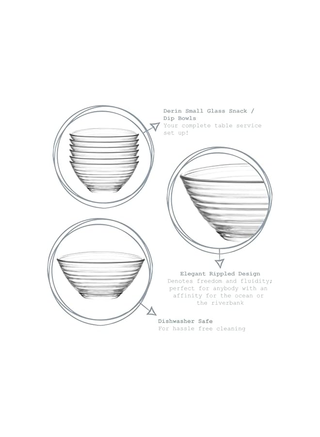 S-TOP Derin Bowl Clear, 68Cc 6Pc St, DRN208E - Image 3