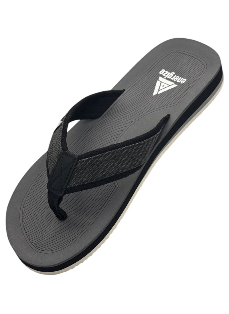Energize - Men's EVA Flip Flop Beach Slippers: Classic, Ultimate Comfort & Support For Indoor & Outdoor Wear, Reduce Foot & Heel Pain, Lightweight, Improves Posture - Image 1