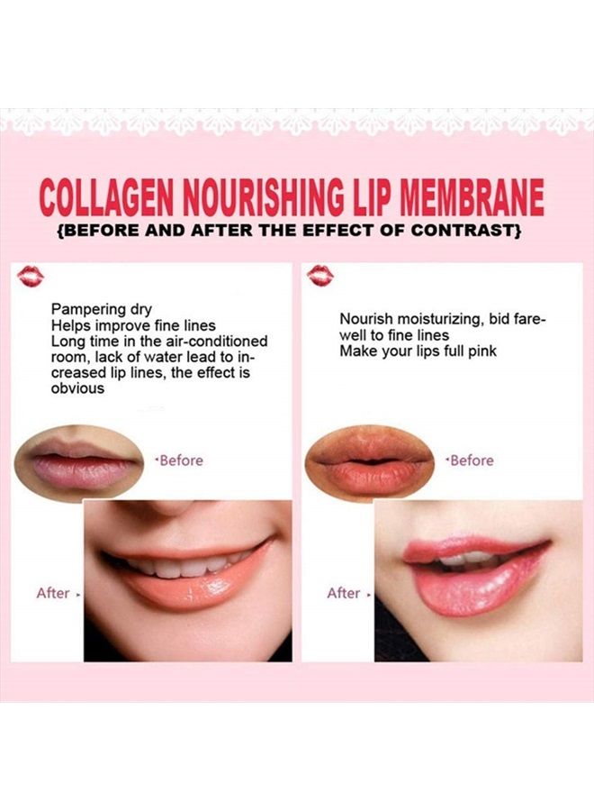 Jakuva 30PCS Pink Collagen Crystal Moisturizing Lip Mask,Gel Lip Pads Lip Balm Lip Masks for Dry Lips,Remove Chapped Skin & Anti-Aging,Hydrating Plumping Your Lips  - Image 5