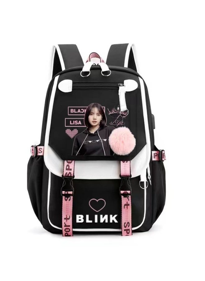 Generic LISA Casual Backpack With USB Port For Men And Women  - Image 1