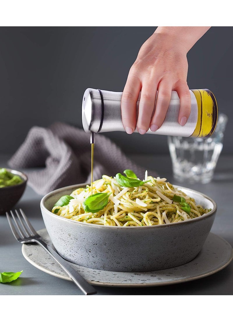 Cc - Gorgeous Olive Oil And Vinegar Dispenser Elegant Stainless Steel Oil Cruet For Easy & Drip Free Pouring - Image 1