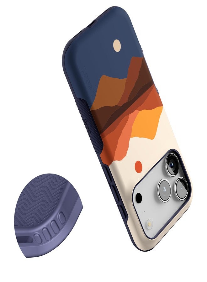 Casely iPhone 17 Pro Case | Opposites Attract | Day & Night Colorblock Mountains | Compatible with MagSafe | Bold Protective Design - Image 5