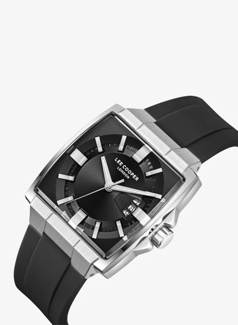 Lee Cooper Men's Silicone DATE Watch LC08349.351 - 38X47 mm