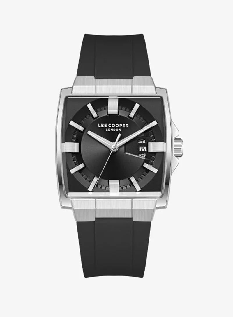 Lee Cooper Men's Silicone DATE Watch LC08349.351 - 38X47 mm
