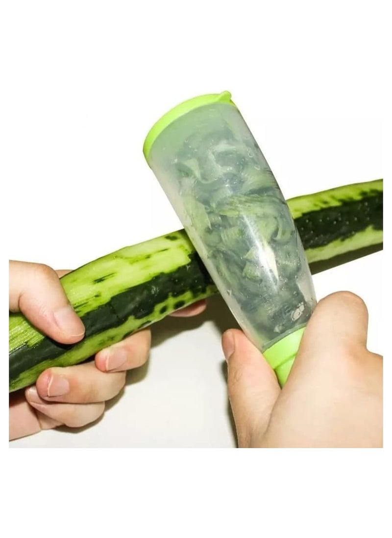 Generic - Multi-Function Storage Peeling Knife with Barrel Vegetable Fruit Peeling Belt Storage Box Peeler Grater - Image 1