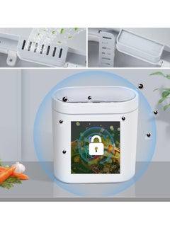 Excefore Bathroom Trash Can, 9L Smart Waste Bin Inductive Trash Can, IPX5 Waterproof Touchless Bathroom Trash Can, Automatic Sensor Waste Basket for Kitchen Home Office Bedroom  - Image 3