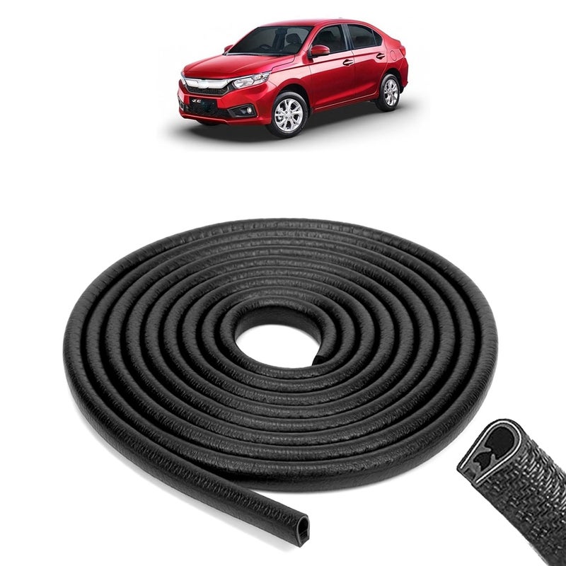AOSIS - Amaze Car Door Edge Protector U-Shaped Rubber, Built-in Steel, 5 Meter - Image 1