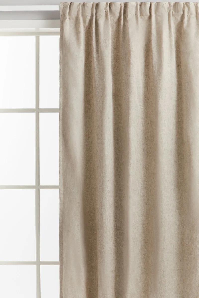 H&M 1-pack wide blackout lyocell-blend curtain