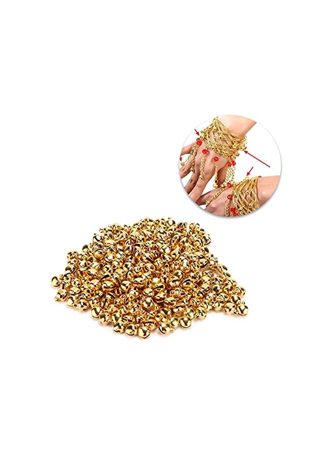 The Bros Tiny Bells, Long‑lasting Shiny Mini Bells for Festival Decoration (Gold) - Image 2