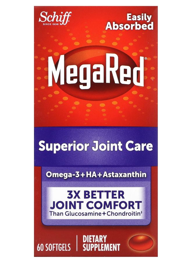 MegaRed Superior Joint Care 60 Softgels
