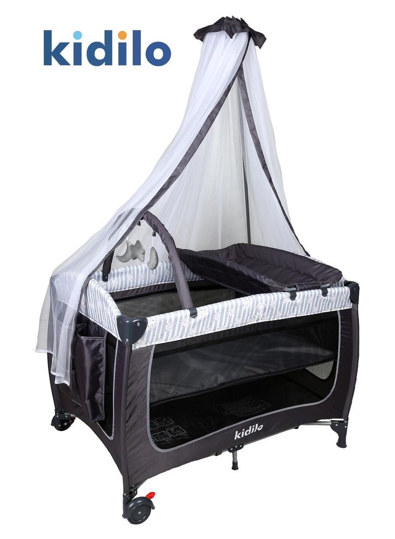 كيديليو سرير للاطفال متنقل وقابل للطي - Image 1