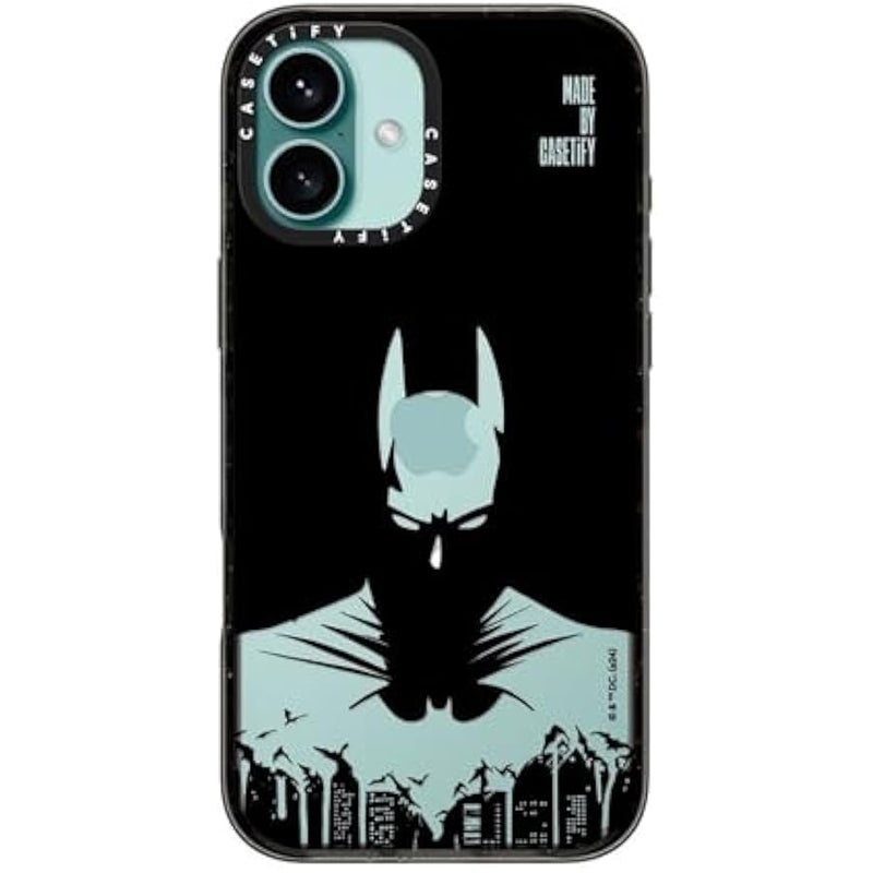 Casetify Impact iPhone 16 Plus Case 【Batman Co-Lab / 4X Military Grade Drop Tested / 8.2ft Drop Protection/Compatible with Magsafe】 - Batman Shadow - Clear Black - Image 4