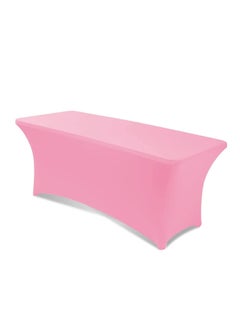Spandex Table Cloth for 4 feet Home Rectangular Table Fitted Stretch Table Cover Polyester Table Toppers