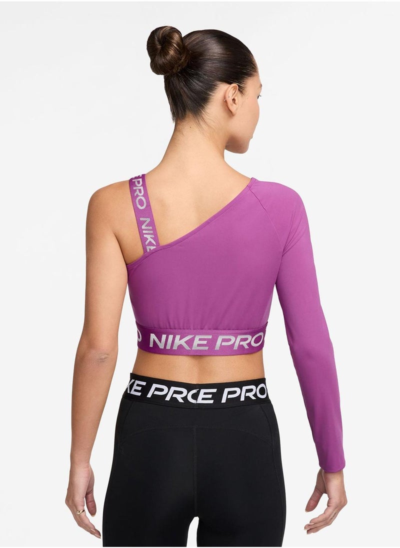 Nike Pro Dri-Fit  Shine T-Shirt - Image 2