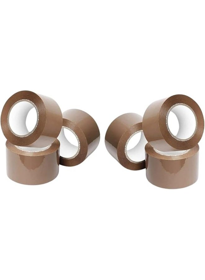 erorex Essentials Brown Packaging Packing Tape BOPP Heavy Duty Carton Shipping Warehouse Moving 2 inch x 50 Yard ONLY TAPE (2 inch x 50 yard - 3 pc) - Image 3