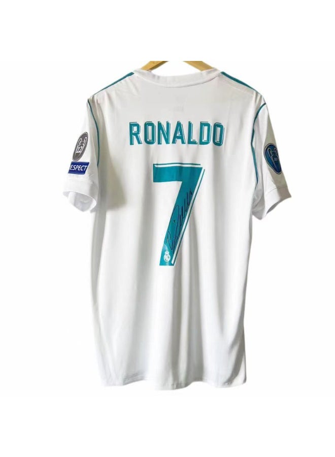 general Classic retro jersey Real Madrid#7 Ronaldo signature jersey football jersey - Image 1