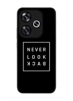 Stylizedd Rugged Black edge case for Xiaomi Poco F6 / Xiaomi Redmi Turbo 3, Slim fit Soft Case Flexible Anti Drop TPU Gel Thin Cover - Never look back  - Image 1