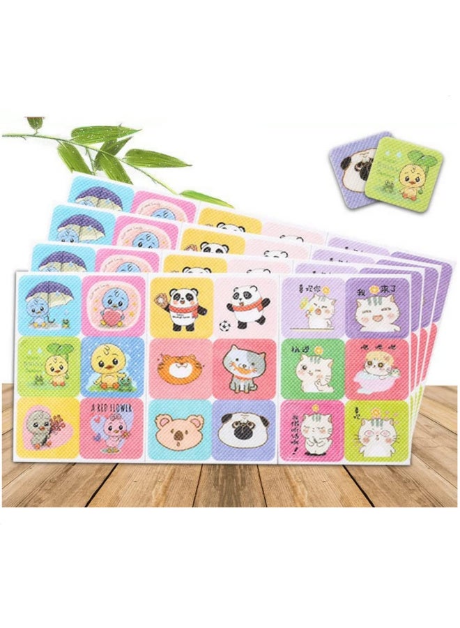 Mosquito Patches Sticker Mosquito Repellent Plasters Mosquito Repellent Stickers for Kids Adult Anti-Mosquito Patches for Outdoor Indoor Use 20 Packs 120 Stickers - Image 1