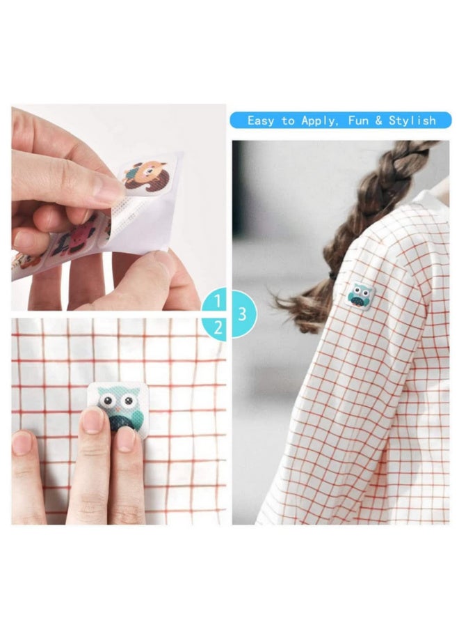 Mosquito Patches Sticker Mosquito Repellent Plasters Mosquito Repellent Stickers for Kids Adult Anti-Mosquito Patches for Outdoor Indoor Use 20 Packs 120 Stickers - Image 4