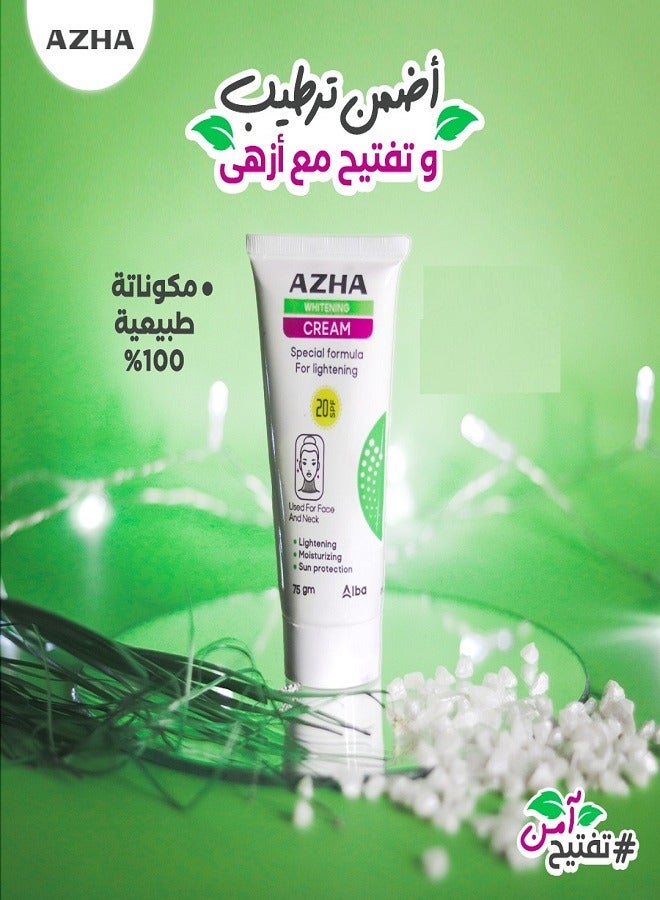 AZHA Whitening Cream For Face & Neck 75g - Image 4